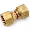 Anderson Metals Adapter, 38 in, Female Flare, Brass 754070-06